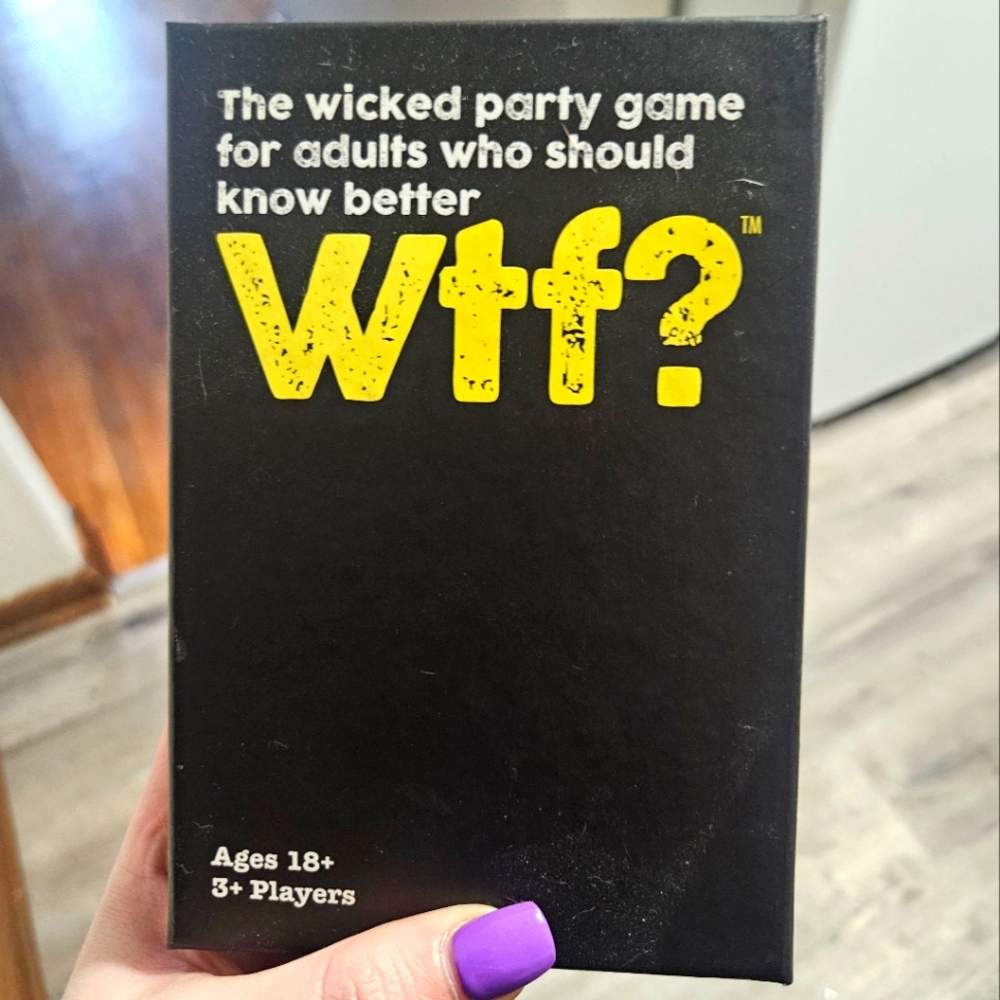 WTF? Party Game Fast Ages 18+ Party Game For Adults